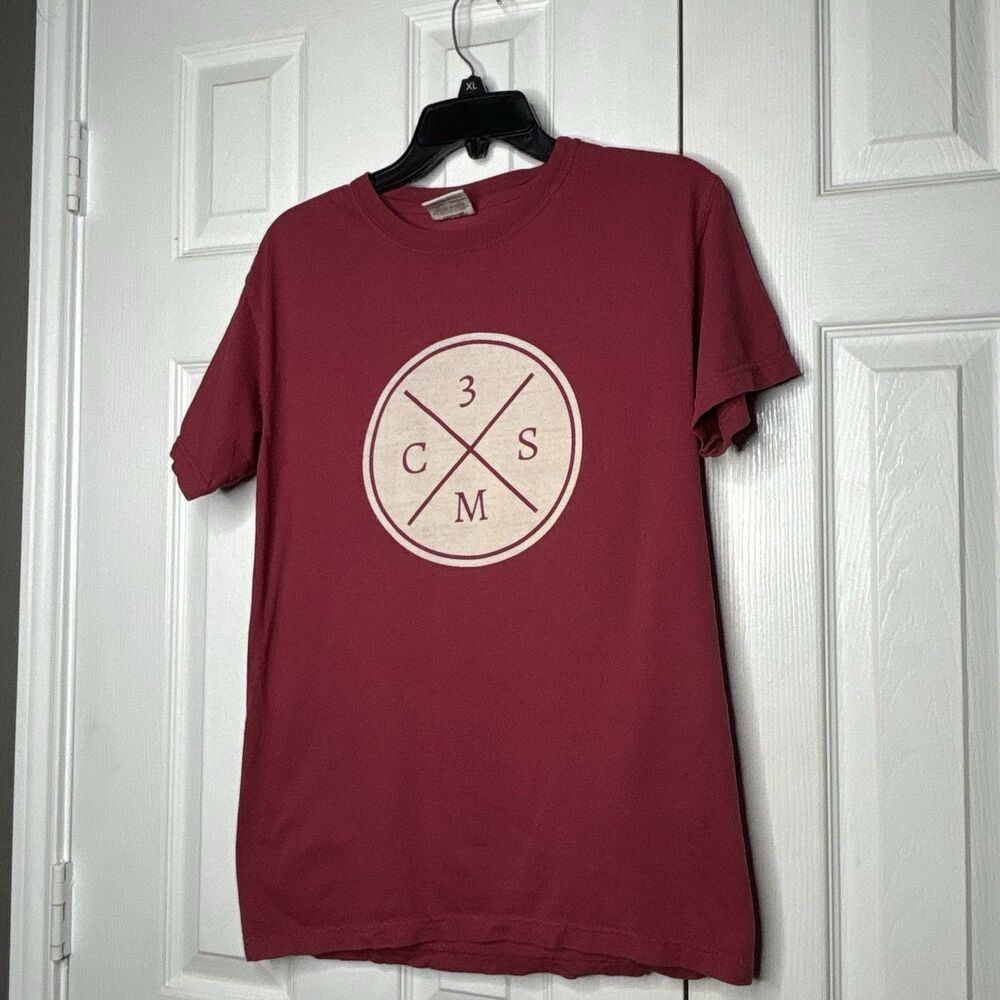 Size Small Comfort Colors Pink Graphic T Shirt 100% Cotton Vintage Style Te